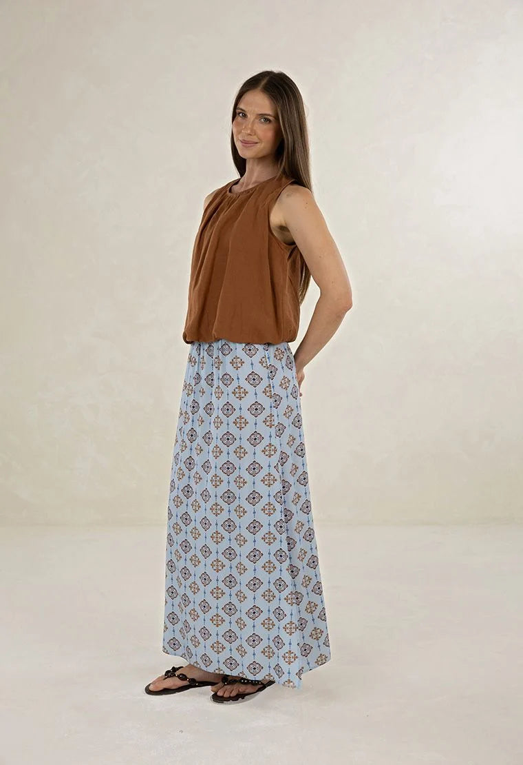 Samara Top - Tobacco