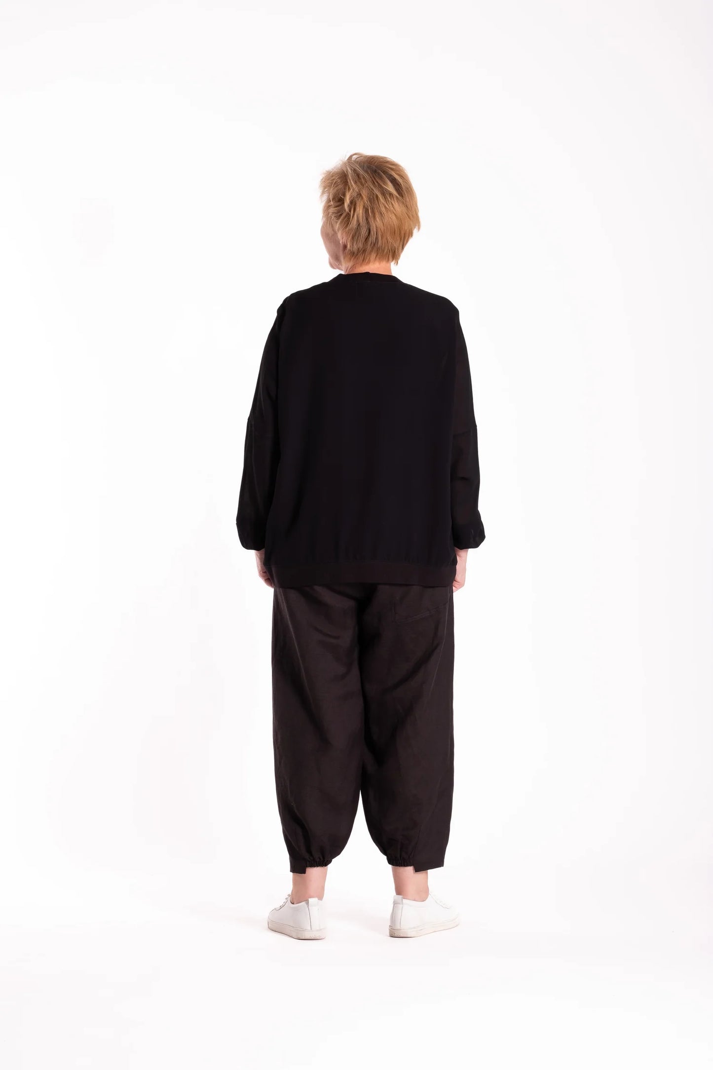 Sweatshirt Viscose - Black