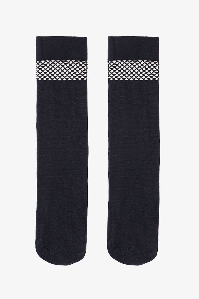 Black Net Top Stocking