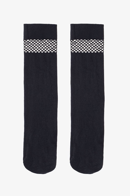 Black Net Top Stocking