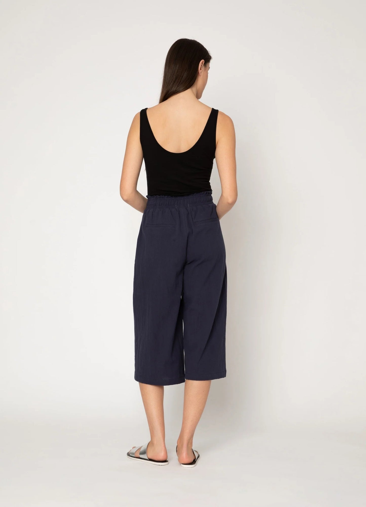 Reversible Rayon Tank - Black