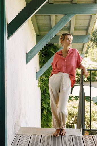 Windowpane Check Shirt - Sandra