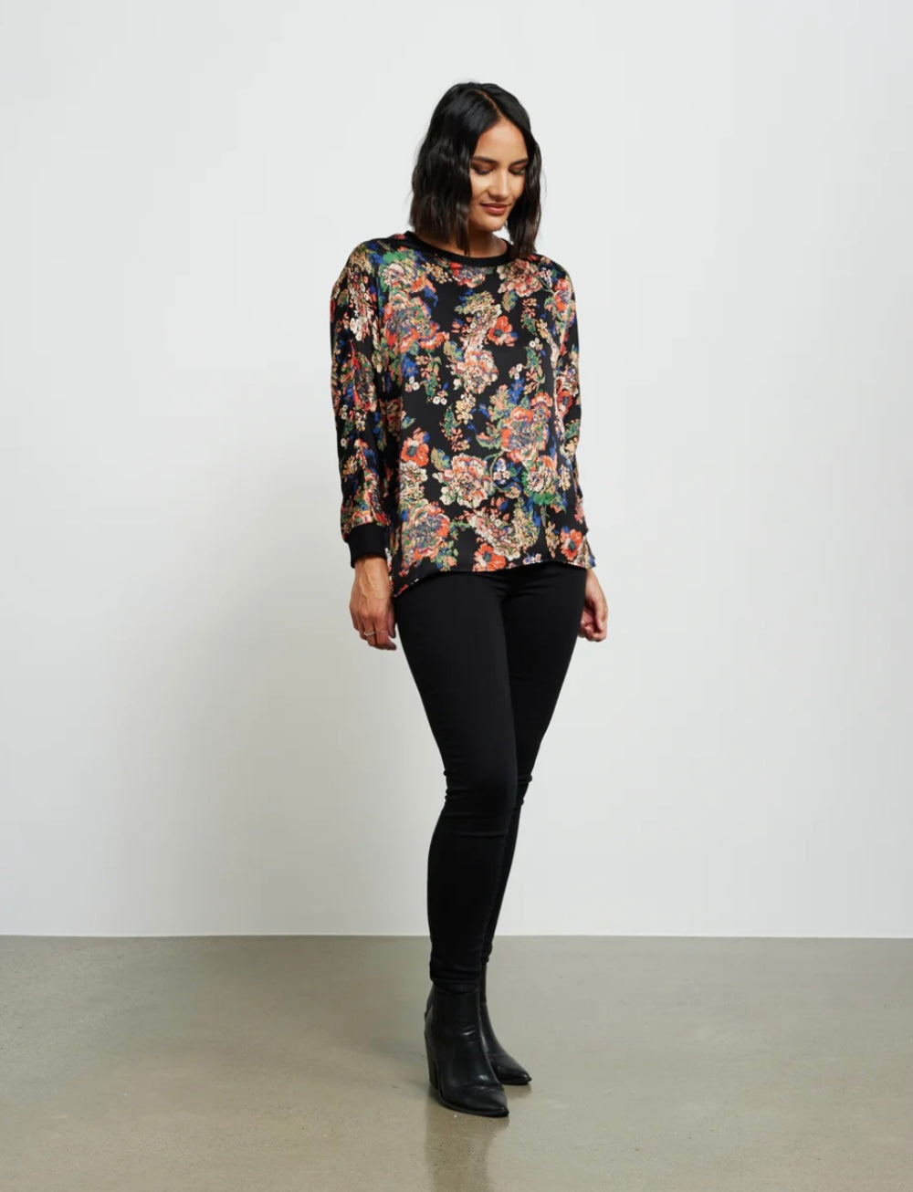 Willow Top - Majorca Print