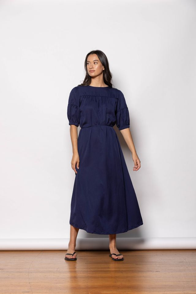 Trestle Dress - French Navy