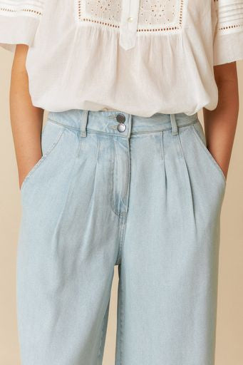 Bebe Denim Relaxed Pant