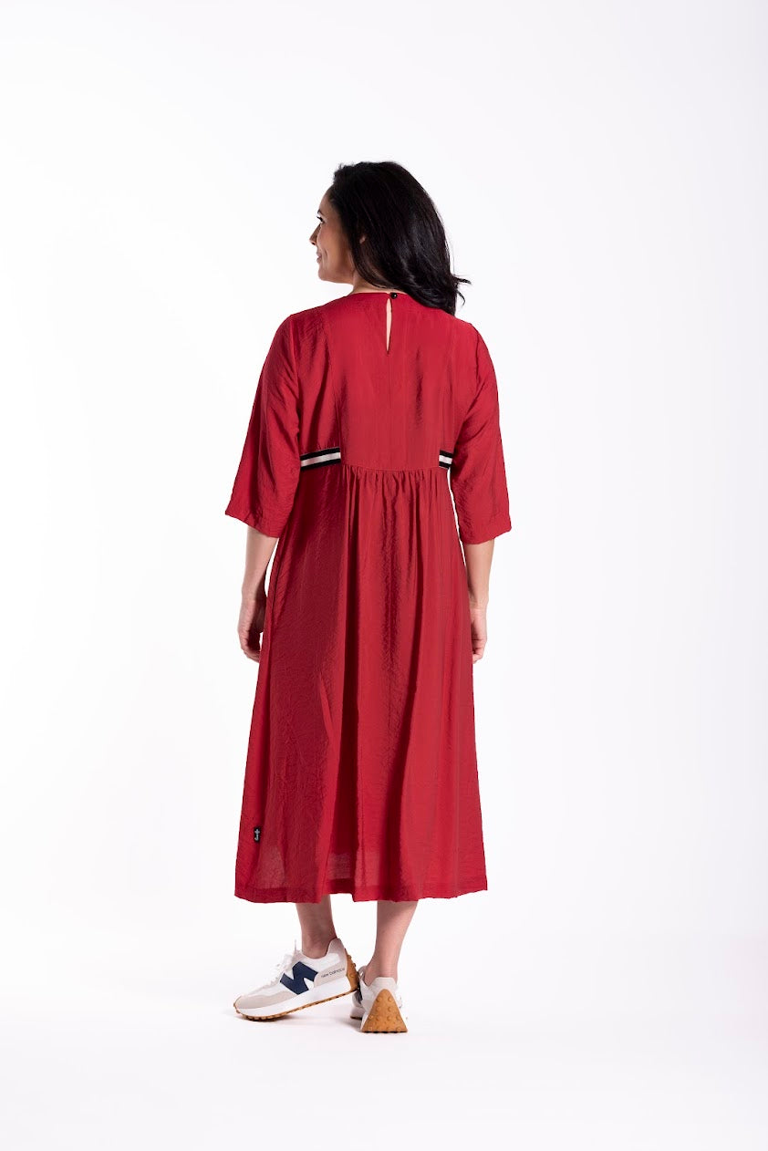 Maddy Dress - Crimson