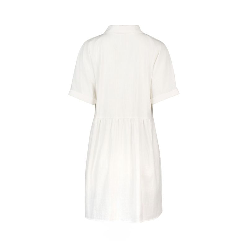 Cocoon Dress - White