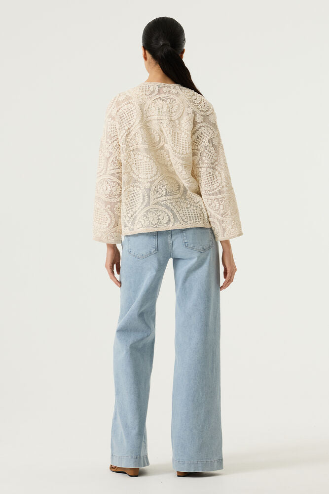 Crochet Cardigan - Off White