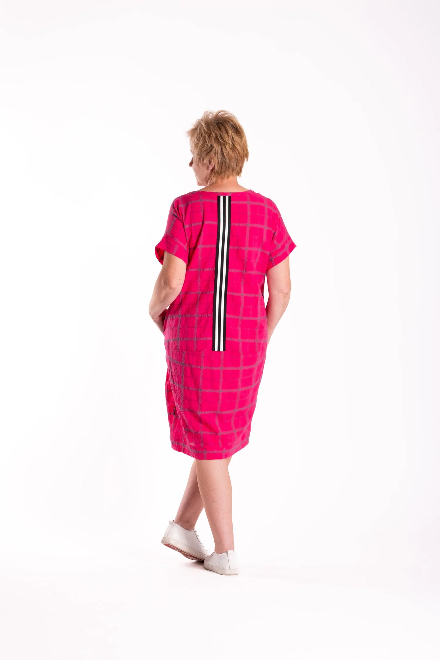 Skylar Dress - Pink Check