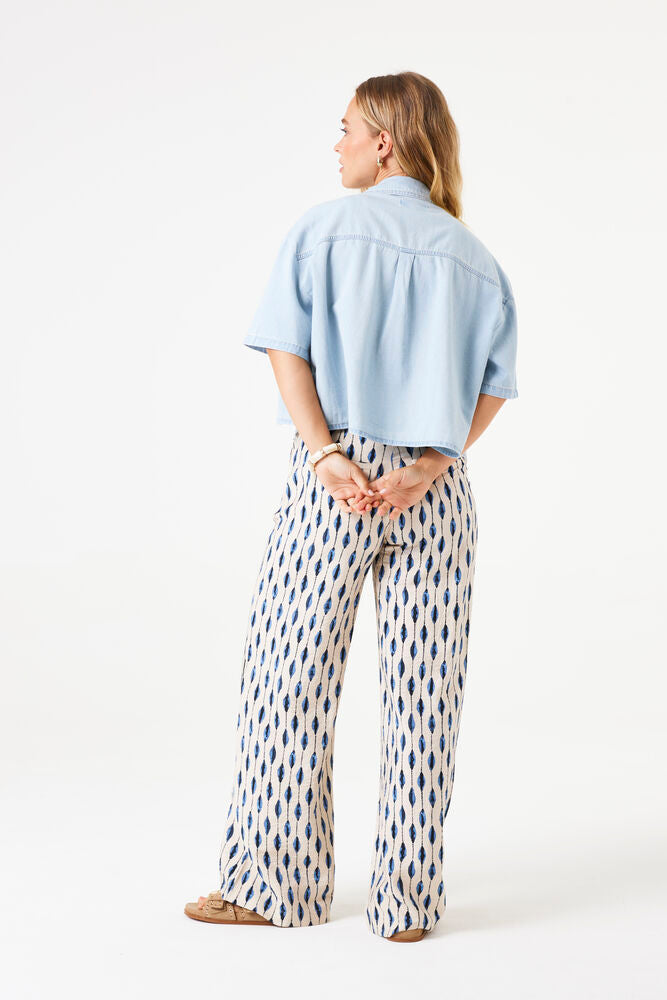 Bleached Shirt - Bleached Blue