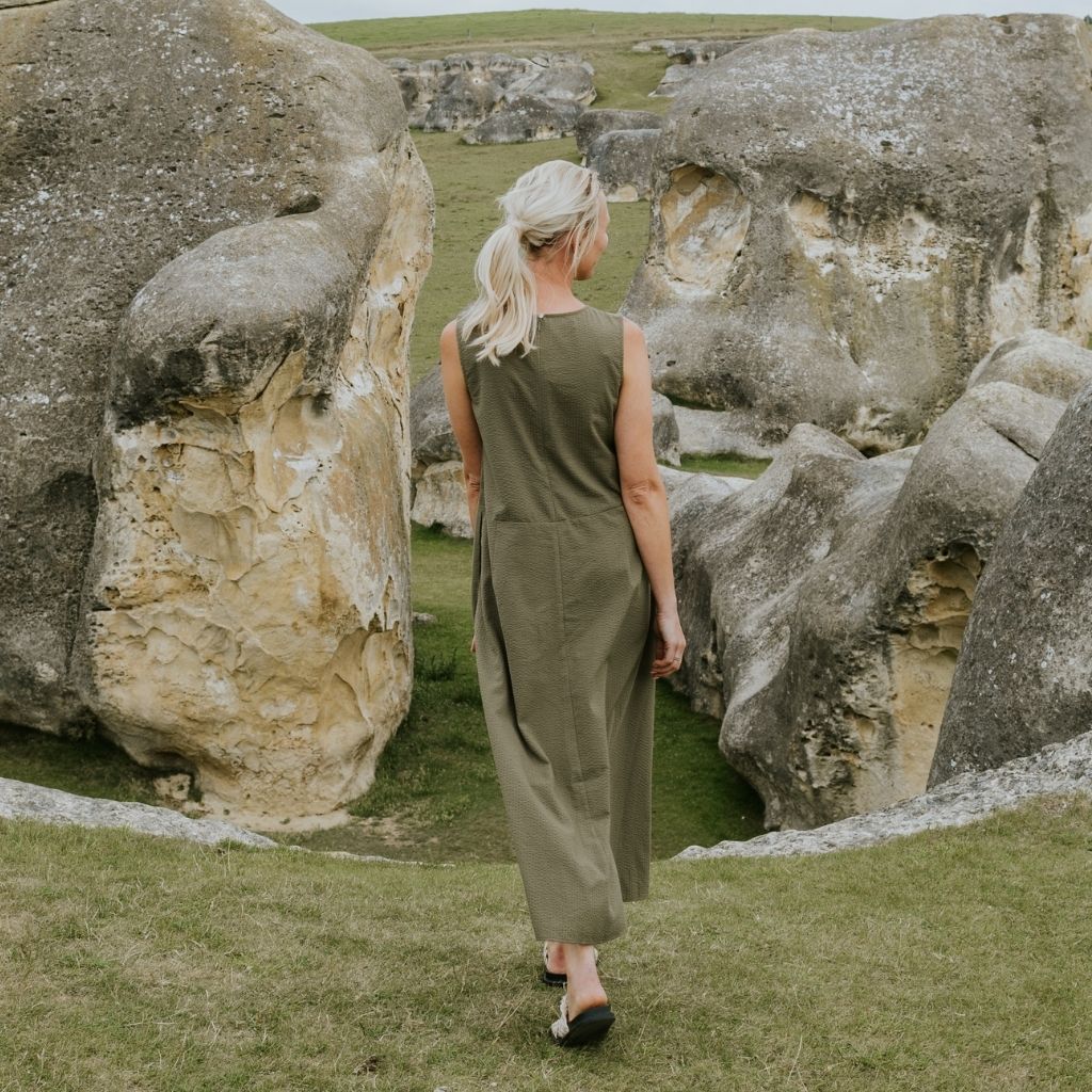 Anna Women’s Drop Waist Dress - Bonsai