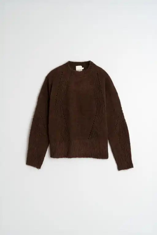 Chocolate Knit Pullover