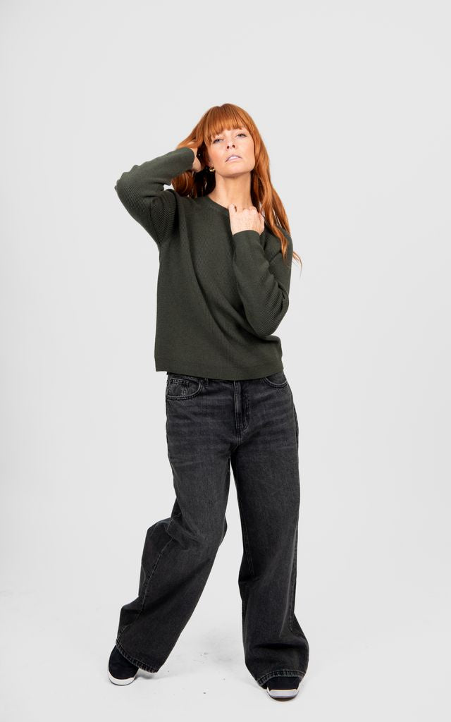 Raglan Pullover - Olive