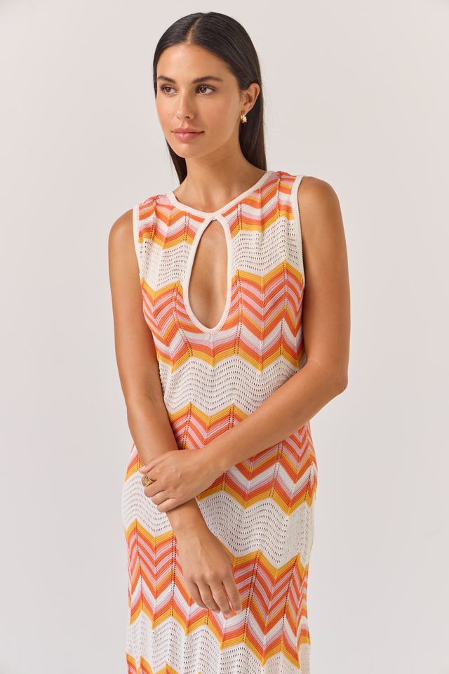 Horizon Dress - Chevron