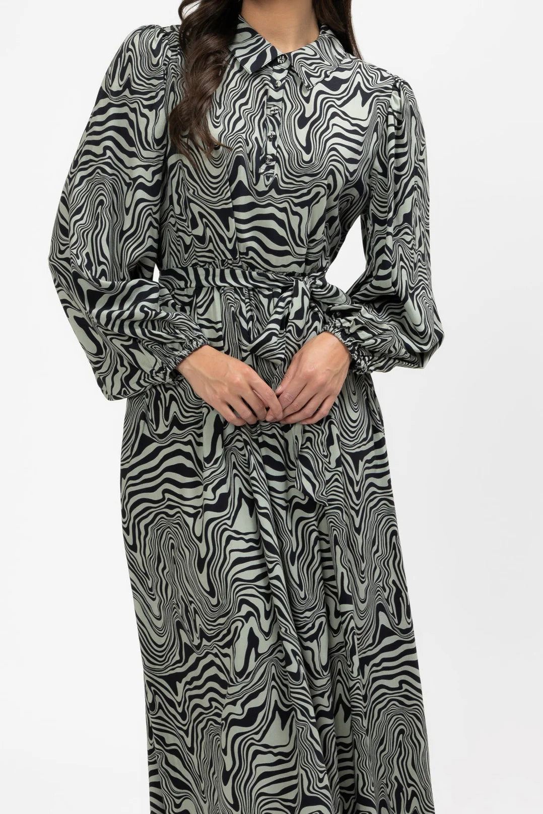 Muse Dress - Sage Swirl