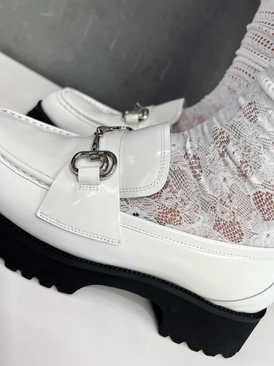 Loafer Sock - White