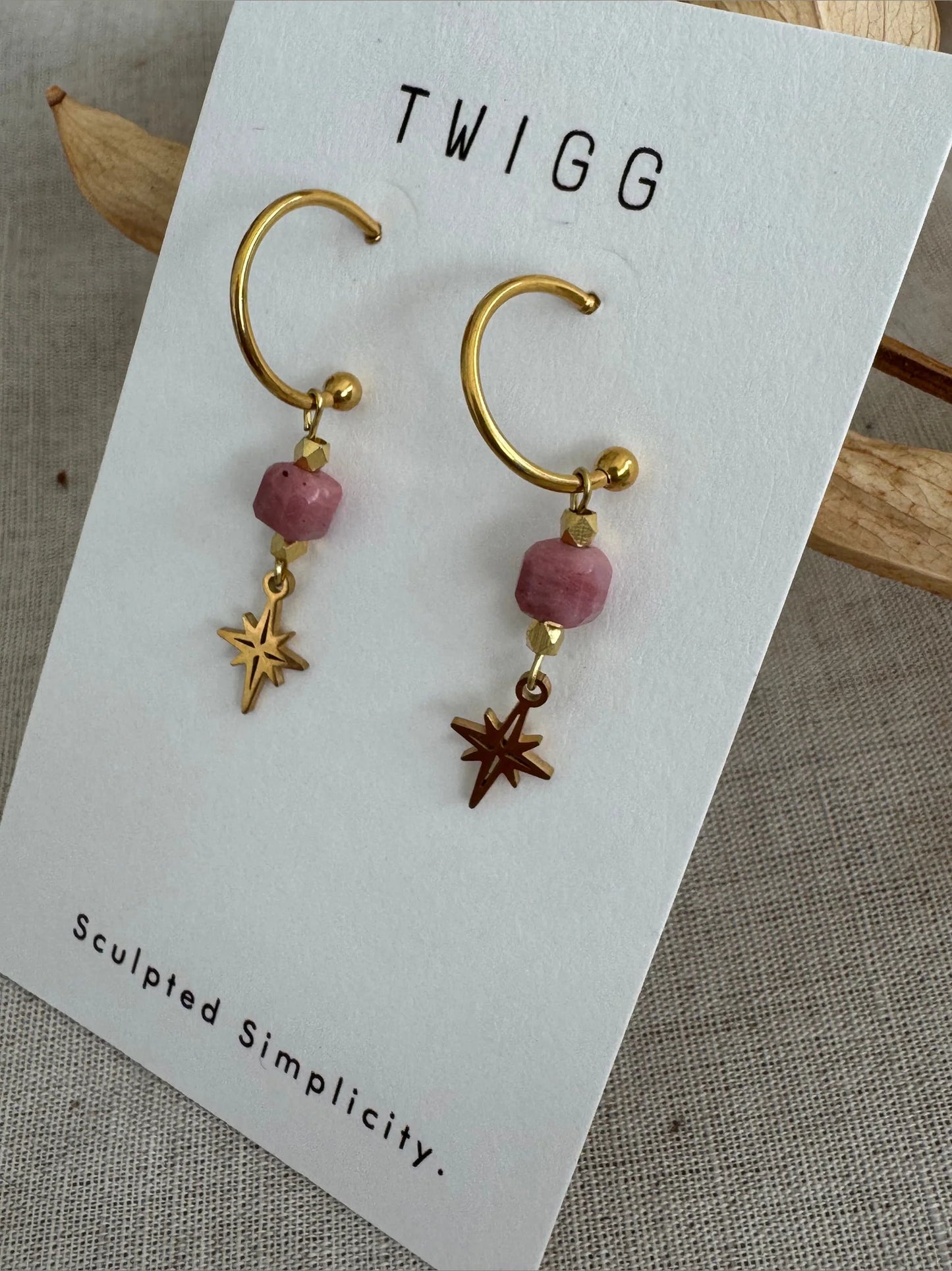 Mineral Star - Gold/Pink