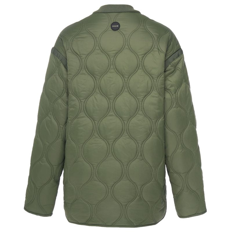 Talei Women’s Quilt Bomber - Olive Green