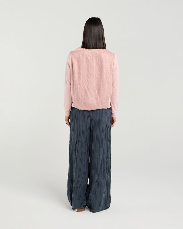 Smith Top - Blush Pinstripe