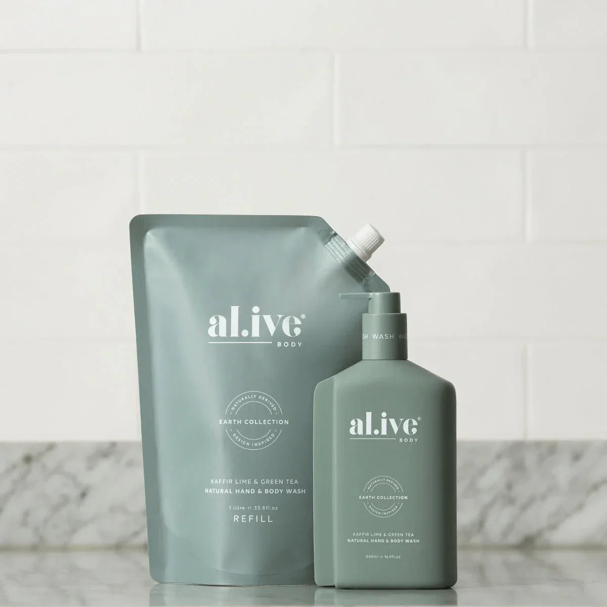 I Litre Wash Refill - Kaffir Lime & Green Tea