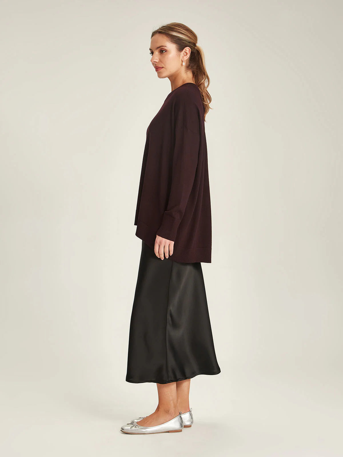 Halden Merino Weekender - Dark Cherry