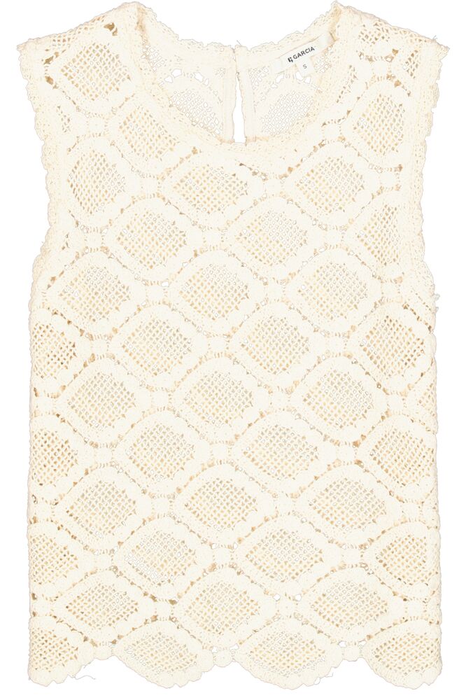 Crochet Tank Top - Off White