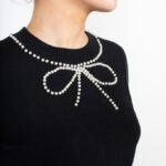 Bow’tiful Knit Tee - Black