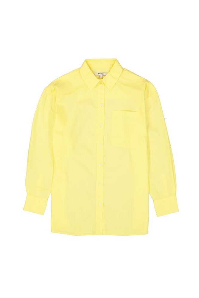 Fresh Yellow Poplin Shirt