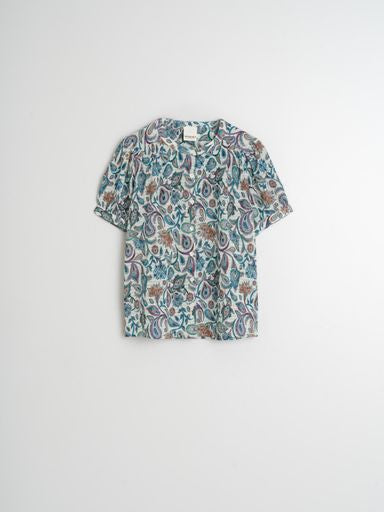 Paisley Print Blouse