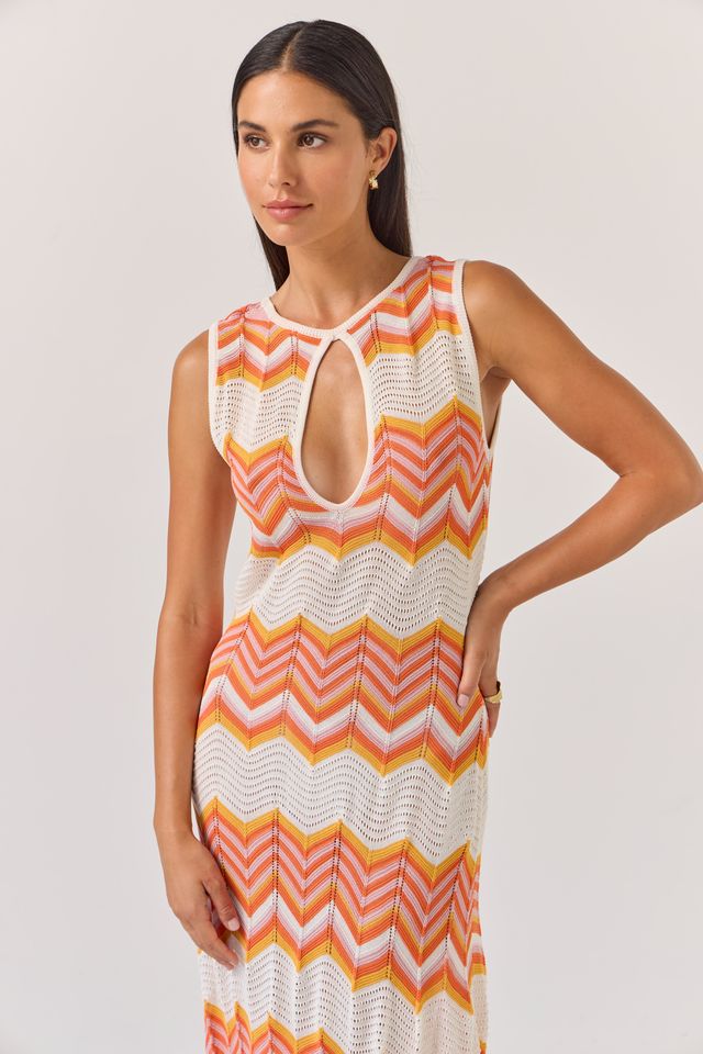 Horizon Dress - Chevron