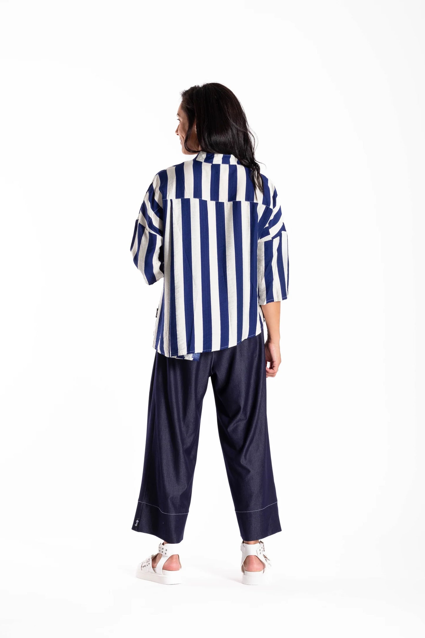 Phoenix Short - Blue/White Stripe