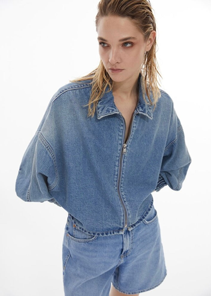 Mencia Crop Denim Jacket