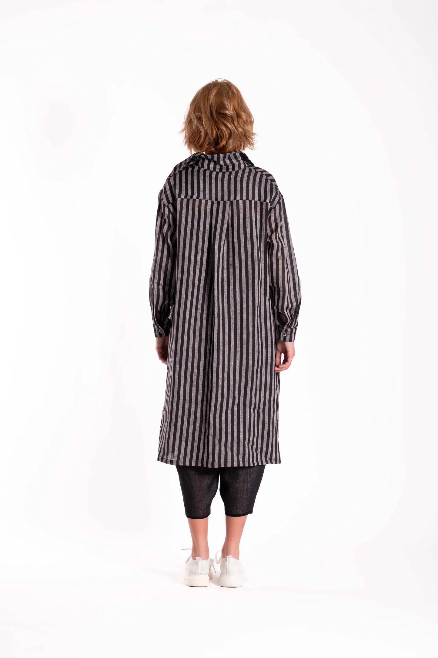 Skylar Dress - Shadowy Stripe
