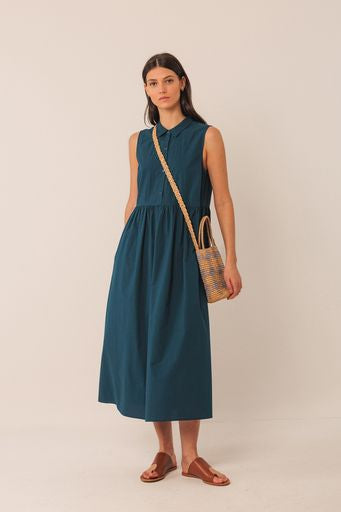 Shirt Dress - Marine