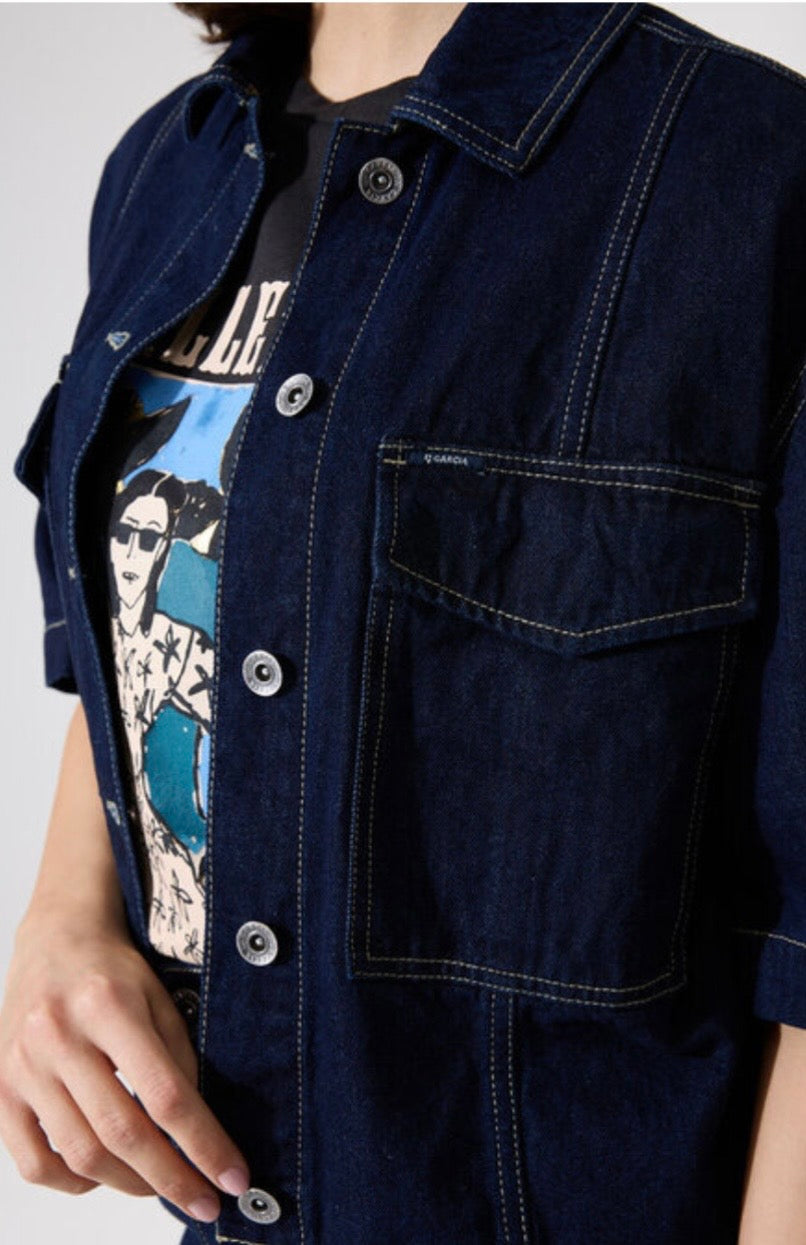 Cropped Denim Jacket