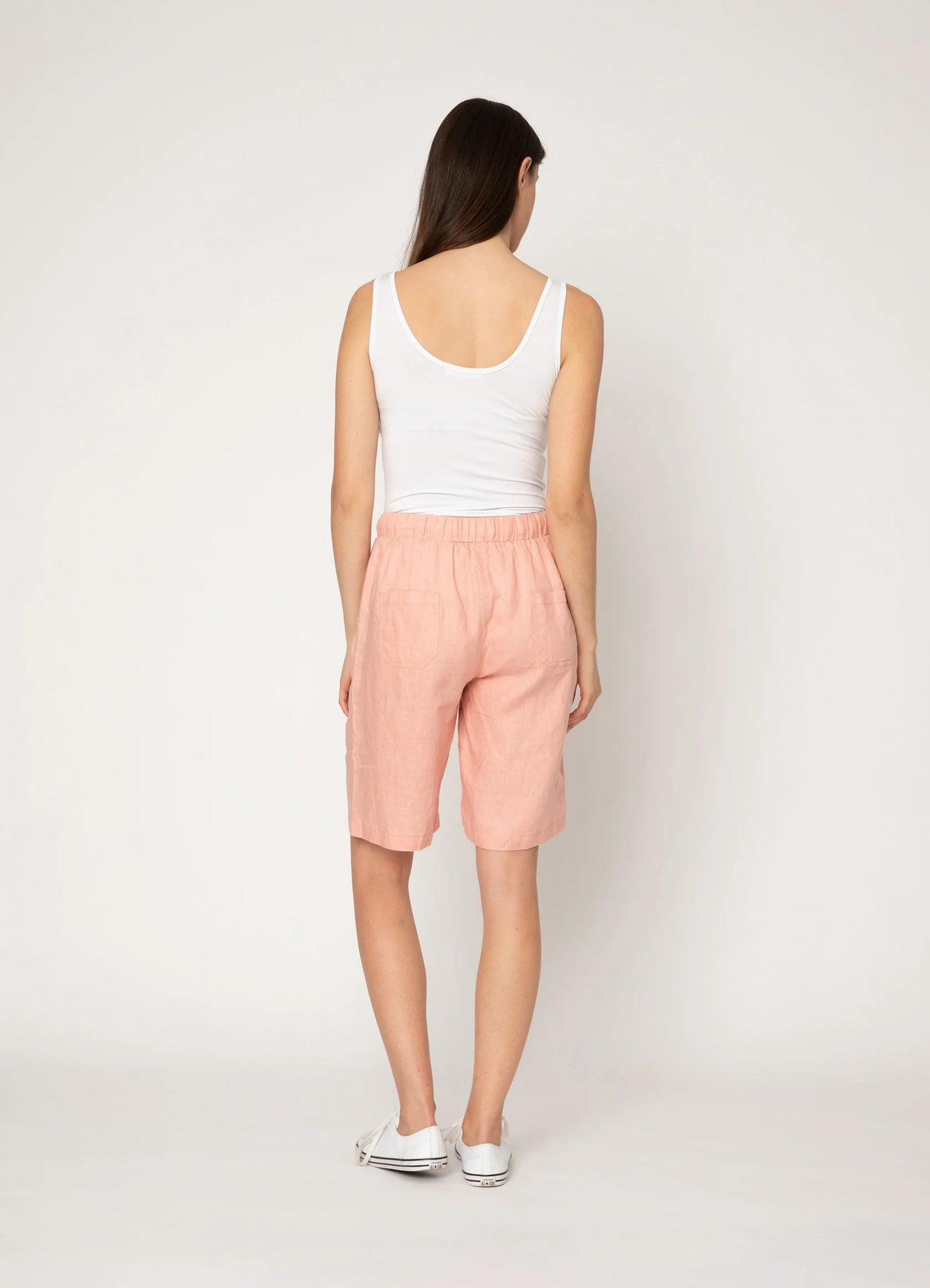 Reversible Rayon Tank - White