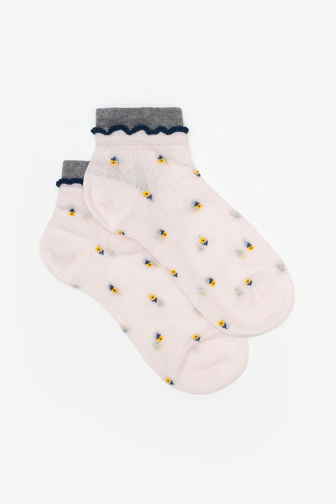 Buttercup Frill Sock