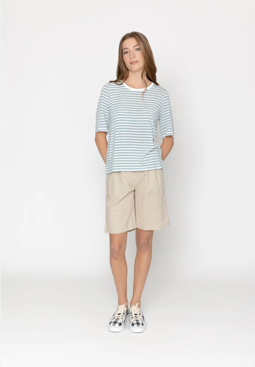 Hope Tee - Sky Stripe