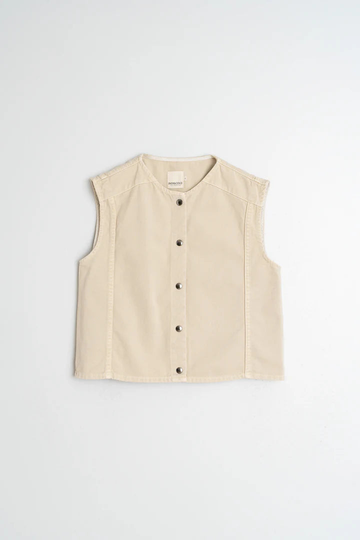 Cream Vest
