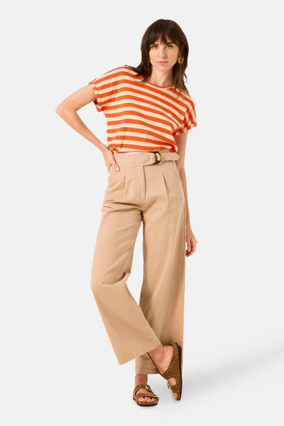 Tangerine Stripe Tee