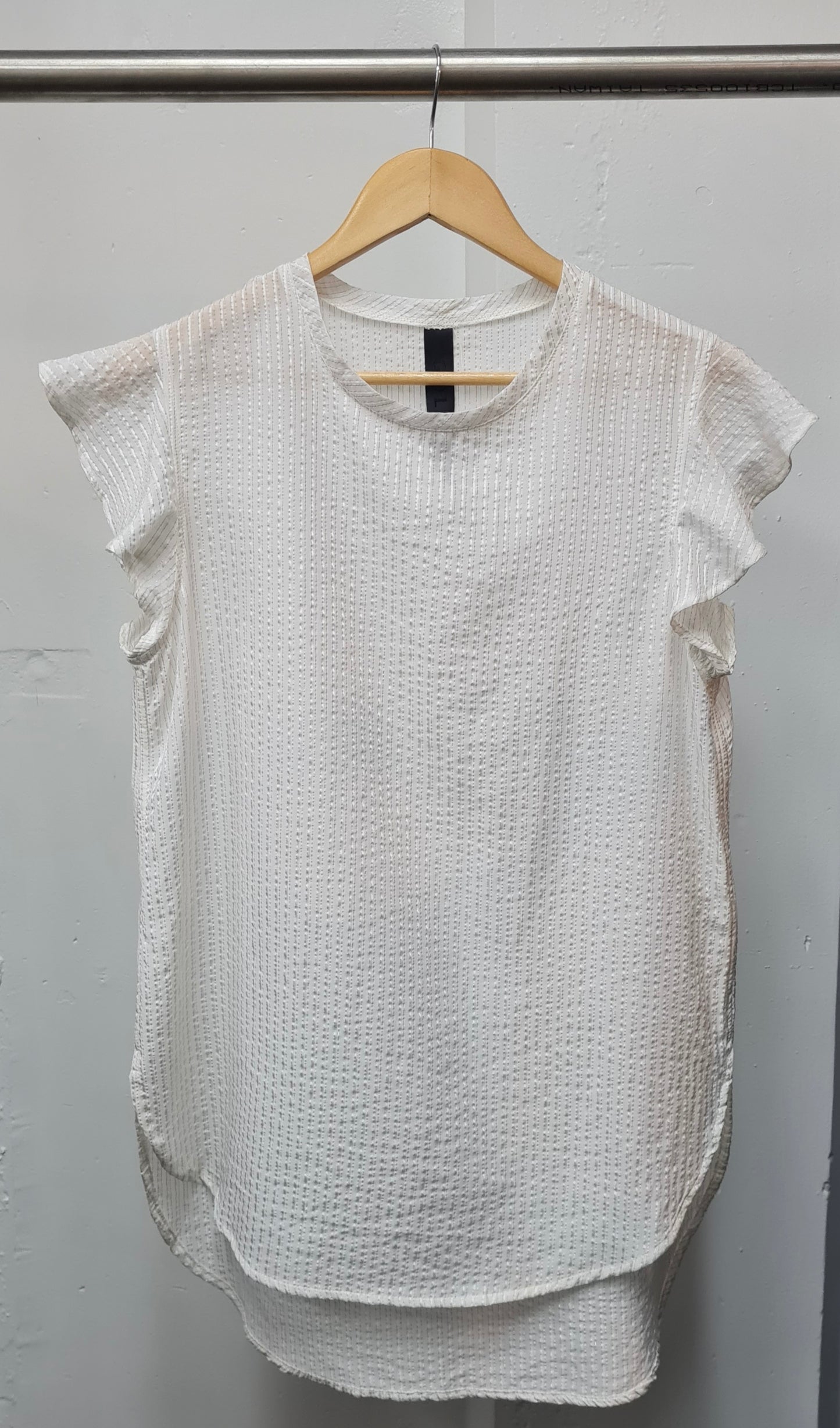 GOLDEN Flute Top - White