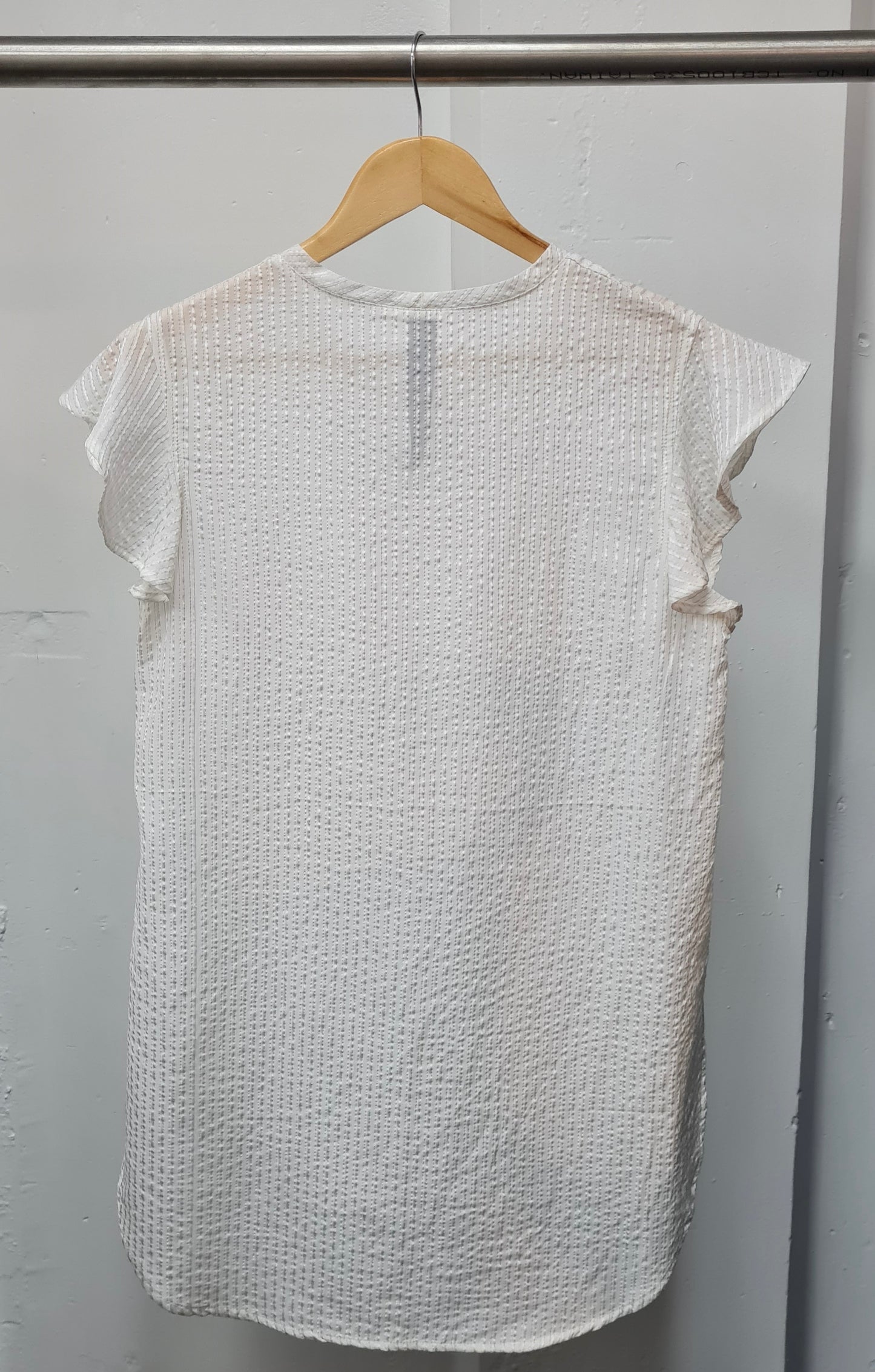 GOLDEN Flute Top - White