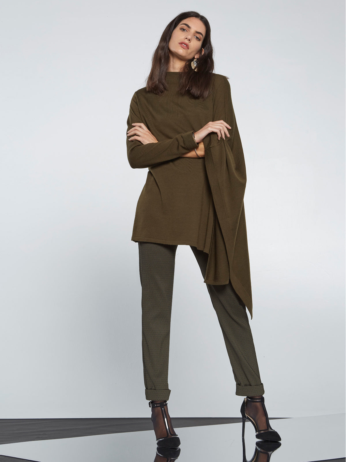 Torpedo Cuffed Hepburn - Navy