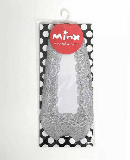 Lace Sockettes - Grey