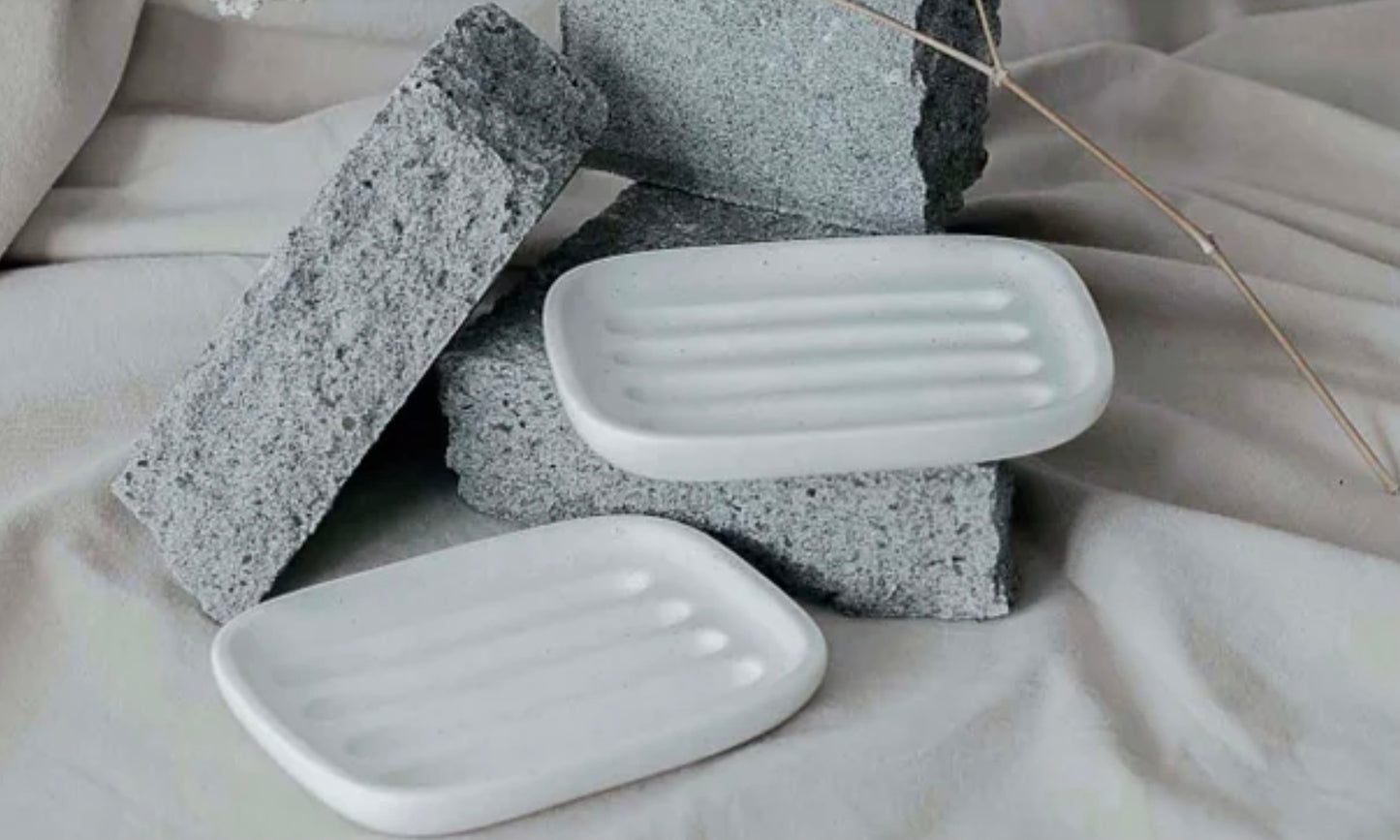 BESPOKE CERAMIC HAND & BODY BAR DISH