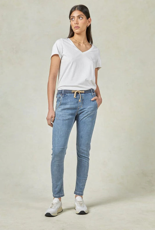 Active Ankle Length Jeans - Sunbleached