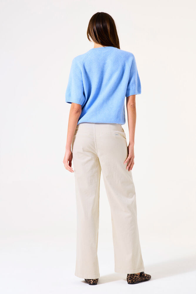 Off White Cord Pants
