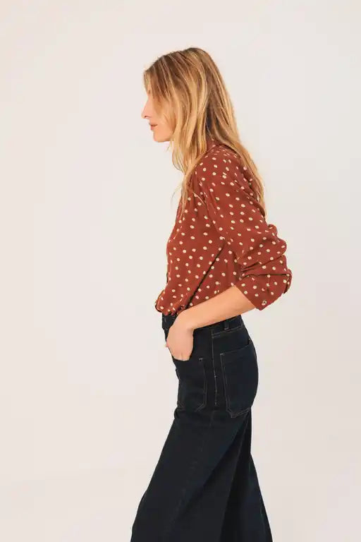 Spot Shirt - Terracotta