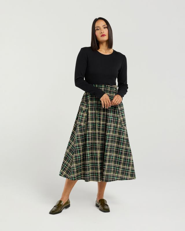 Fallon Dress - Ashwood Tartan