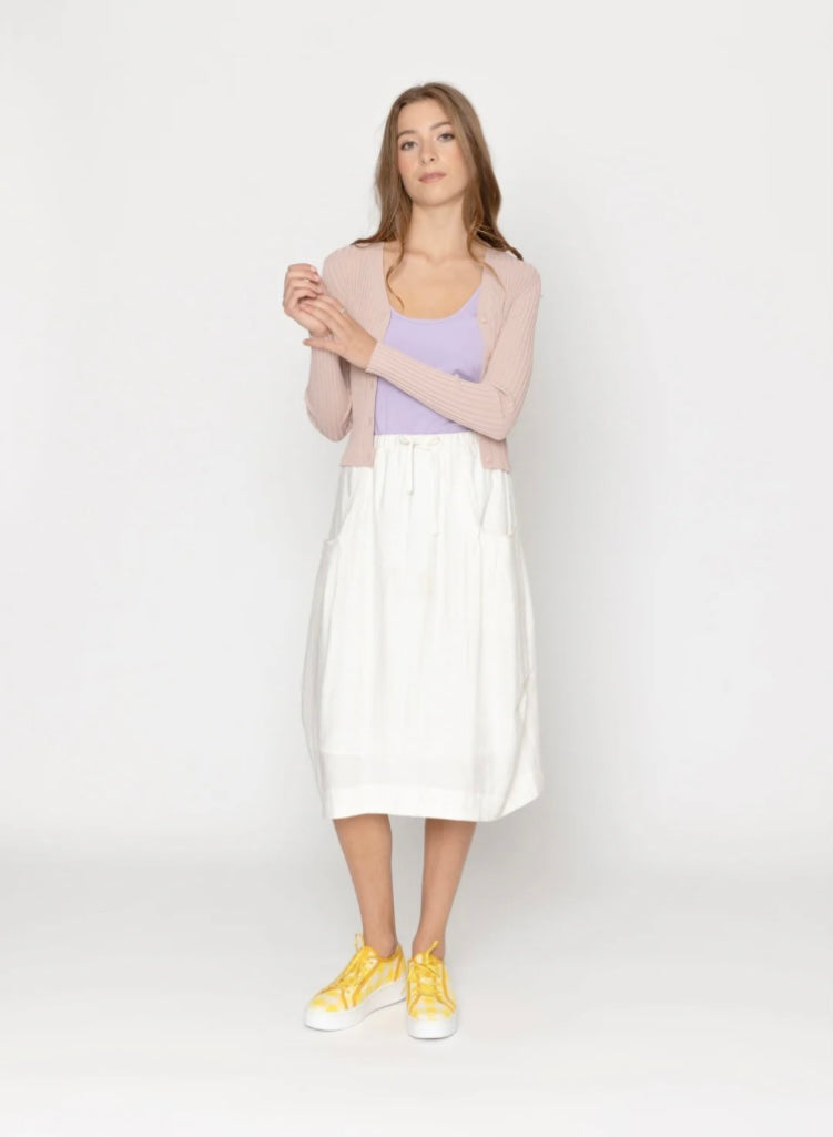 Mia Cardigan - Dusky Pink
